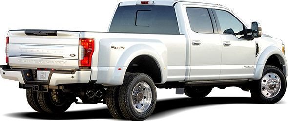 Ford F450 with Stainless Steel Trim Kit