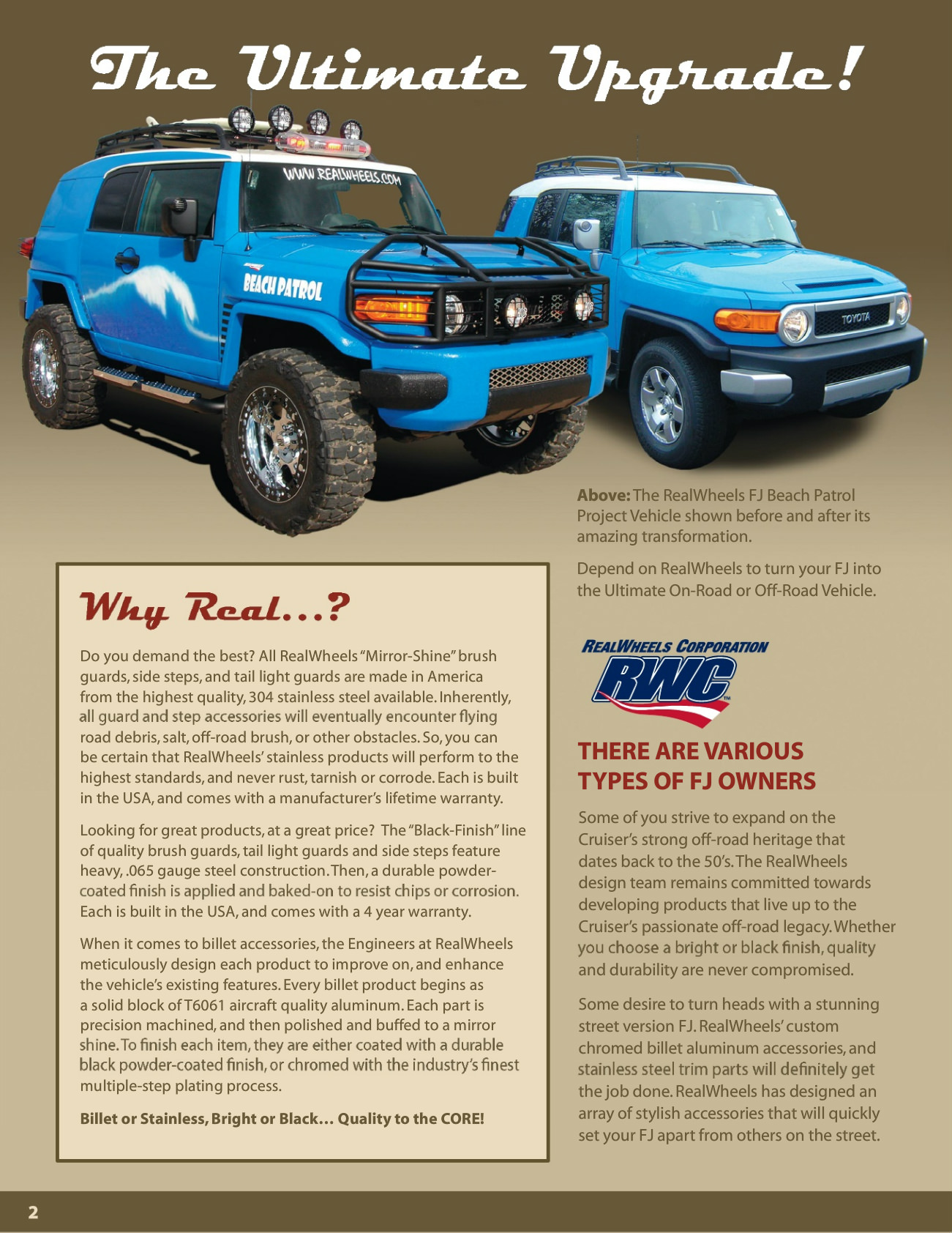 Realwheels Toyota Fj Cruiser Accessories Catalog