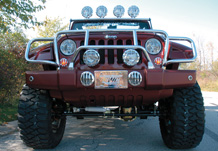Adventure Jeep Front View