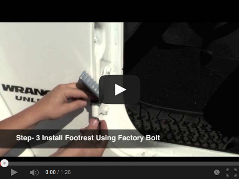 Install Video: Side Foot Rest