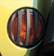 Black Front Marker Light Surrounds