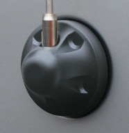 Black Powder Coated Antenna Surround