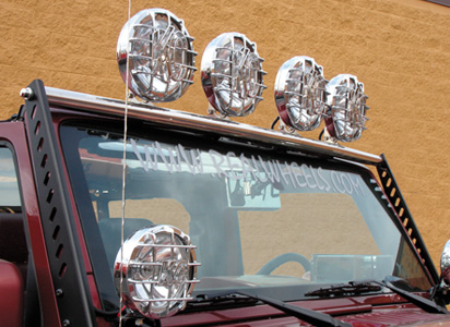 Stainless Steel Light Bar with Light Tabs