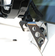 Stainless Steel Windshield Light Mounts