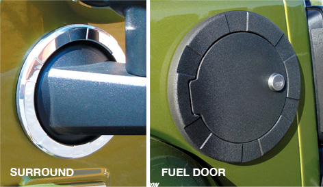 Billet Surround and Billet Fuel Door