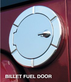 Chrome Plated Billet Fuel Door