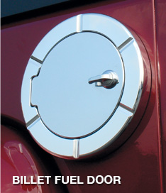 Chrome Plated Billet Fuel Door