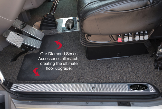 Our DIamond Series Accessories all match, creating the ultimate floor upgrade.