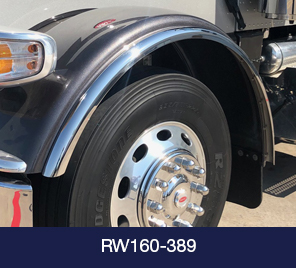 Peterbilt 389 with Fenderettes (Fender Flare)