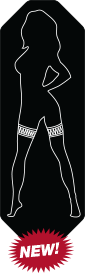 Female Silhouette Logo Plate for RWC Kenworth Pedals