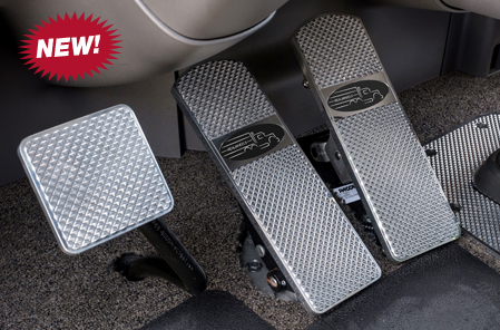 Peterbilt Pyramid Fine-Cut Billet Pedals for 359, 379, 386, 388, 389 (1994 to Current) & 359 (1985 to 1993)
