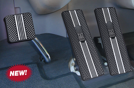 Kenworth T680, T660, T700, T800, W900, T440, T470 Black Billet Pedals (2007 – 2013)