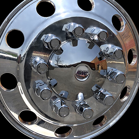High Chrome Stainless Steel Wheel Nut Covers 17mm fits FORD KA KA 2009on