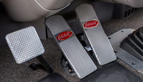 Classic Peterbilt 379, 386, 388, 389 Billet Pedals available at Peterbilt Dealers