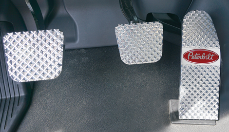 Peterbilt 567, 579, 587 Billet Pedals available at Peterbilt Dealers