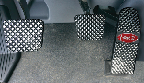 Peterbilt 567, 579, 587 Billet Pedals available at Peterbilt Dealers