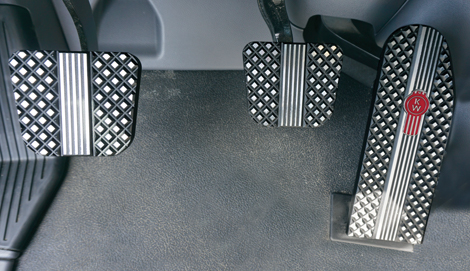 Kenworth T660, T680, T880 & W990 Black Billet Pedals (2014-Current) available at Kenworth Dealers