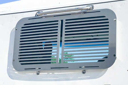Peterbilt / Kenworth Stainless Steel Window Guards