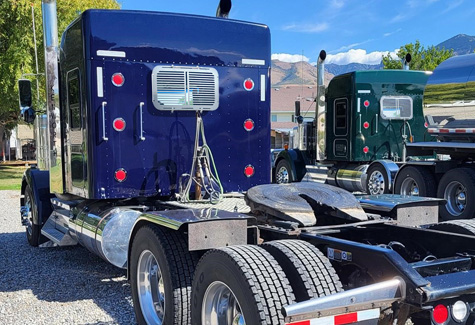 Stainless Steel Window Guard on Kenworth Trucks