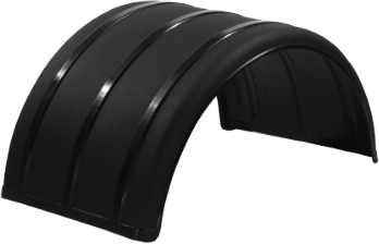 25” Black Poly Single Arch Fenders