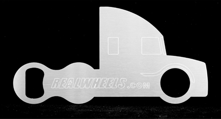 Aero Semi Truck Bottle Opener