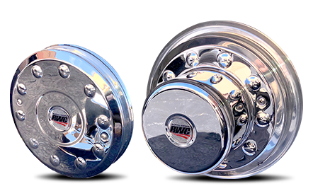 Hub-Covers For 2005+ Ford F450/F550, International TerraStar and Dodge 4500/5500