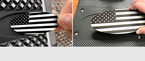 Custom Emblem Plates for RWC Peterbilt Billet Accessories