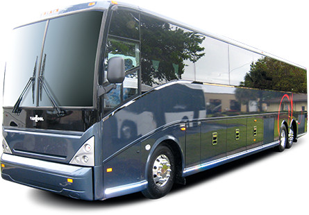 Luxury Motorcoach with European Axle Covers