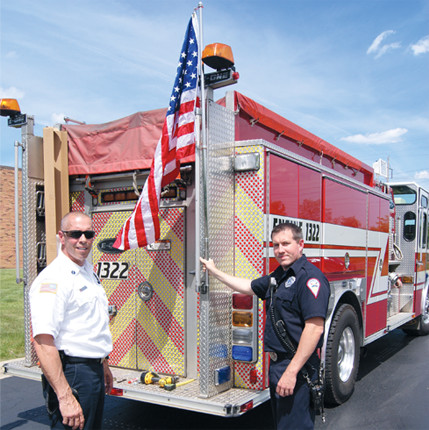 The “Liberty” Vehicle Flag Pole System on Fire Truck