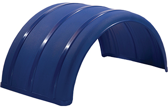 Blue 25" Single Arch Poly Fender