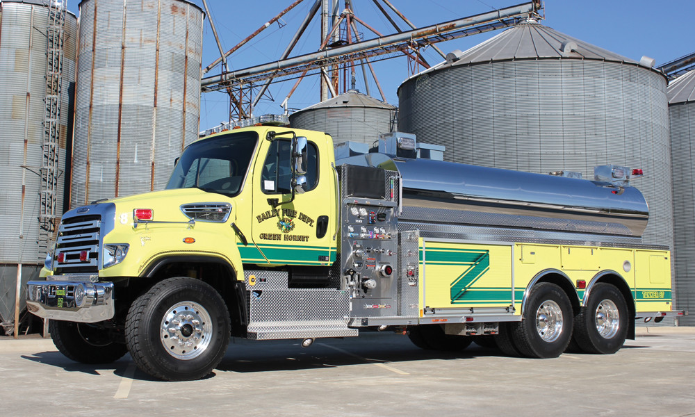 Fire Truck with Grille Cover and Axle Covers