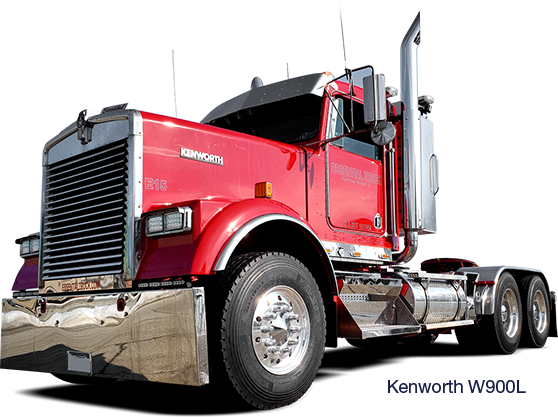 Kenworth W900L with Fenderettes (Fender Flare)