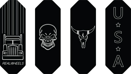 Kenworth Pedal Logo Plates