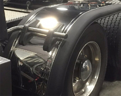 Prestige Half Tandem Fenders with mirror finish stainless