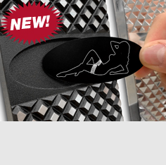 Logo Plates for RWC Peterbilt Billet Pedals