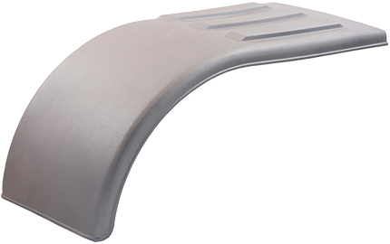 Silver Poly Half Tandem Fenders