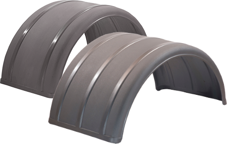 19” & 25” Silver Poly Single Arch Fenders