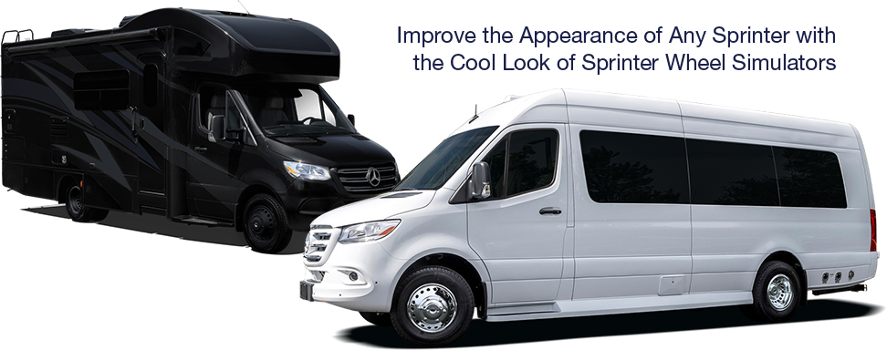 Sprinter Van and Sprinter Motorhome with Wheel Simulators