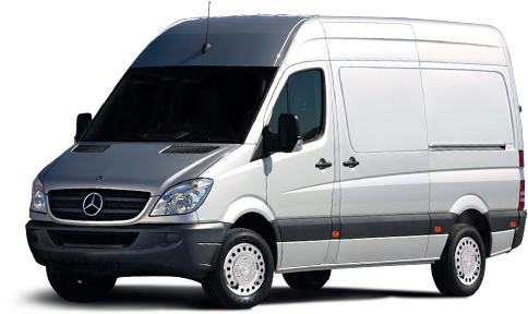 Sprinter 2500 Van with Stainless Steel Wheel Simulators