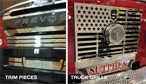 Trim Pieces and Truck Grilles